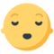 Relieved Face emoji on Mozilla